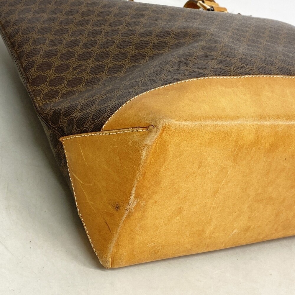 Celine Macadam Tote Bag, Brown Champagne, Women's - Picture 6 of 10